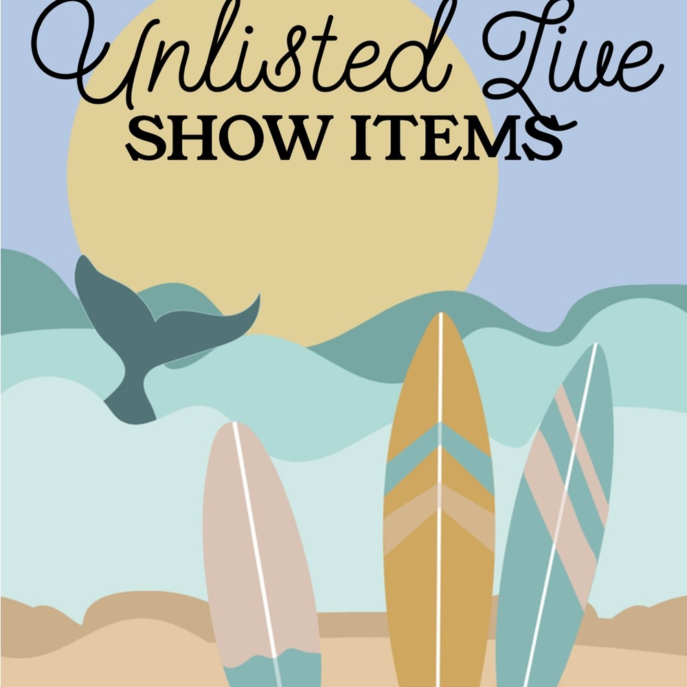 Unlisted Live Show Items